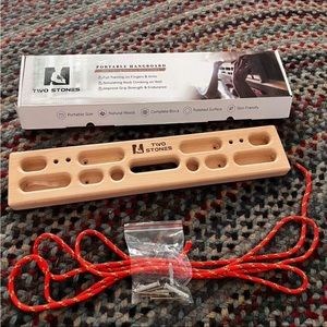 TWO STONES Portable Fingerboard Rock Climbing Training Boards New in box